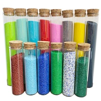 Sintering colored sand